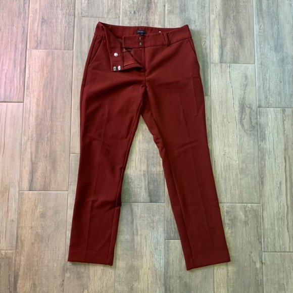 Ann Taylor Brick Red Trouser - Picture 1 of 5